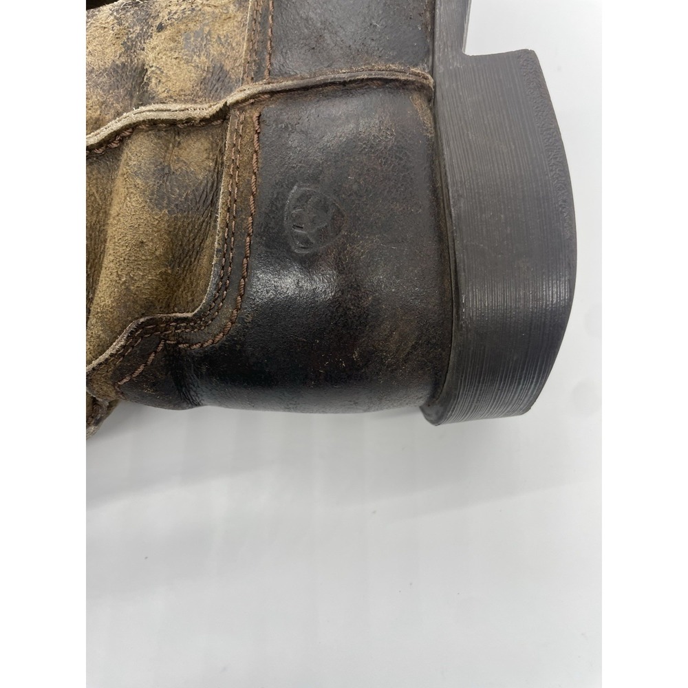 Ariat Men's Rambler Western Boots Earth Brown Square Toe 10D Cowboy Festival - Picture 3 of 11